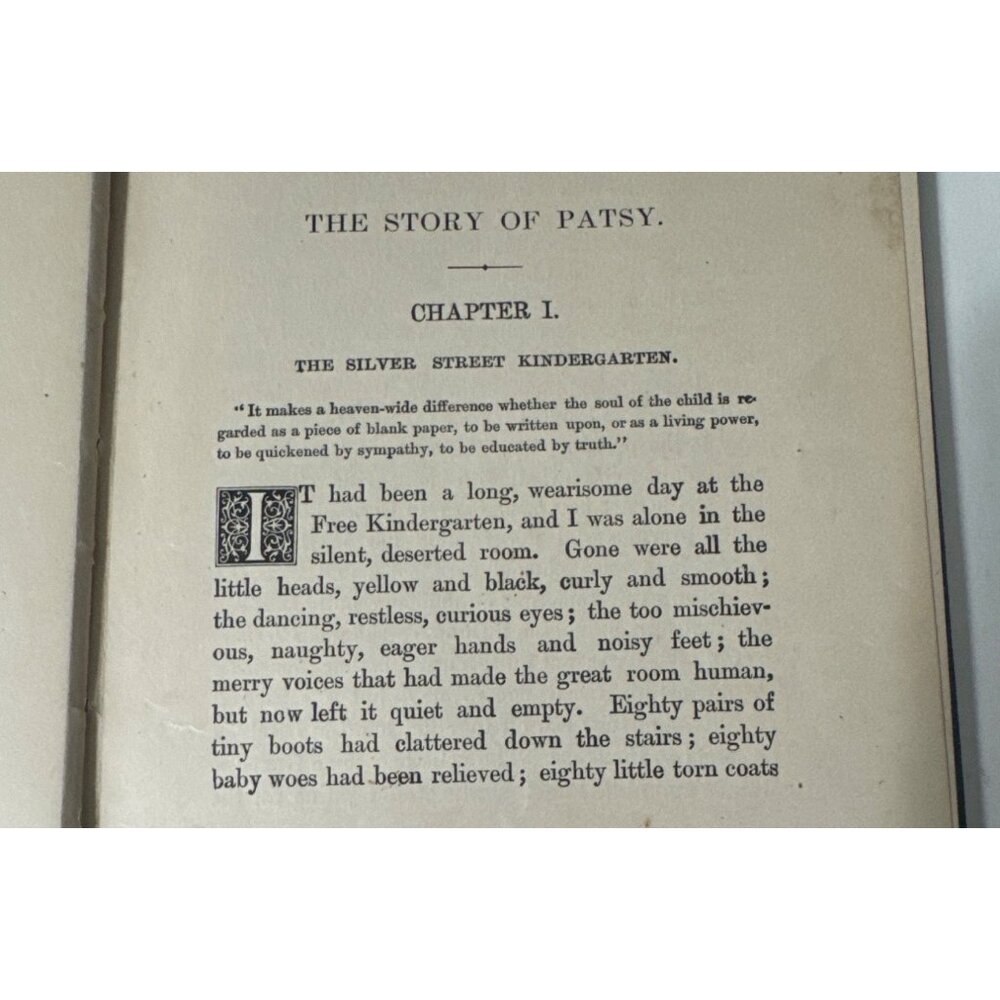 THE STORY of PATSY Kate Douglas Wiggin 1st Ed 1889 Houghton Mifflin Co illust HC - Picture 4 of 15